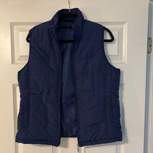 Woman’s Navy Blue Puffer Vest